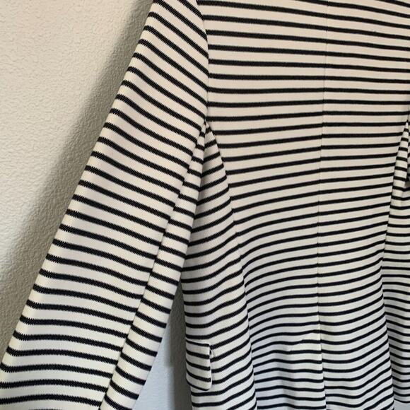 Banana Republic Women's Pique Knit Striped Blazer - Picture 10 of 14